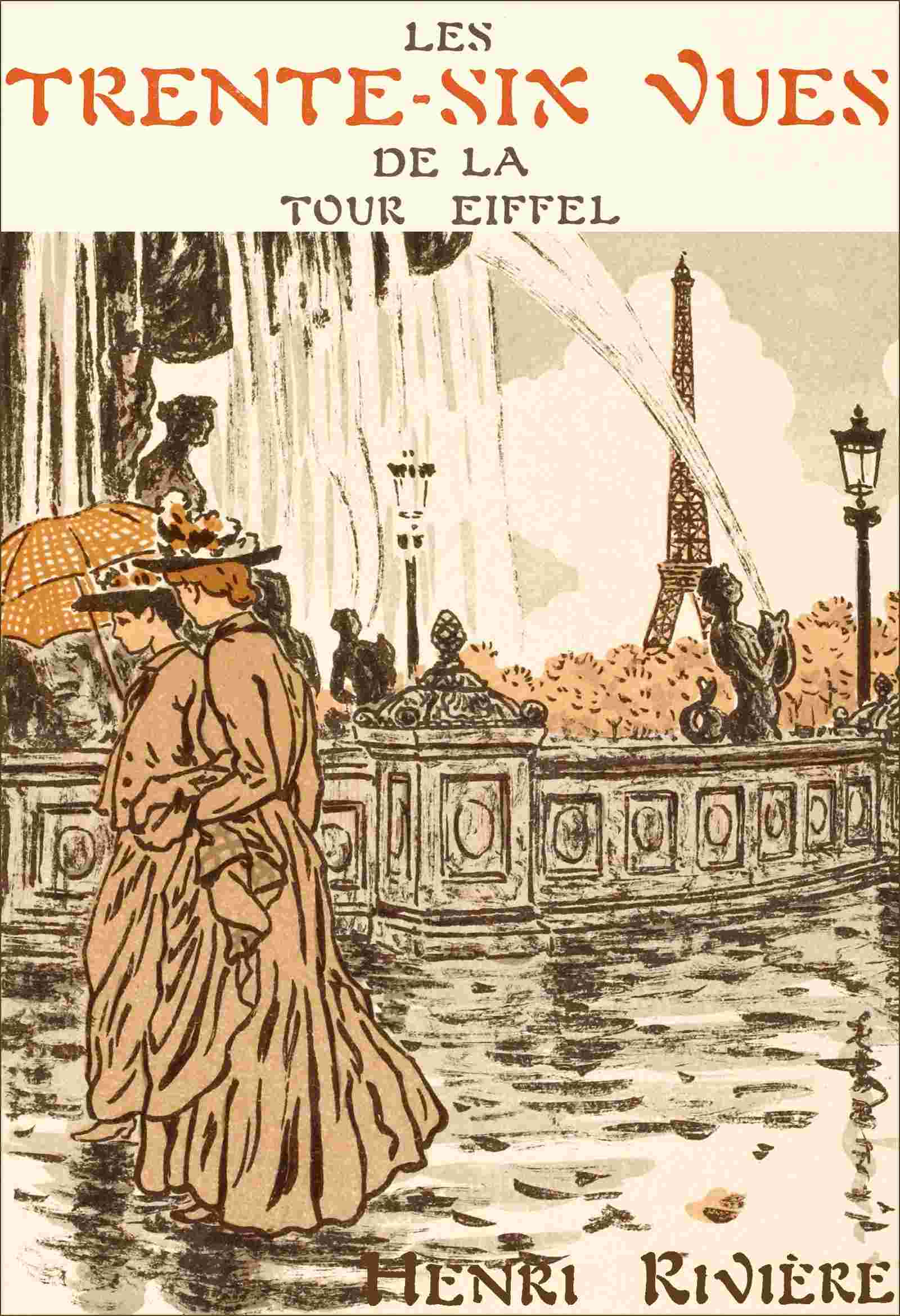 Cover of Les trente-six vues de la Tour Eiffel by Anonymous