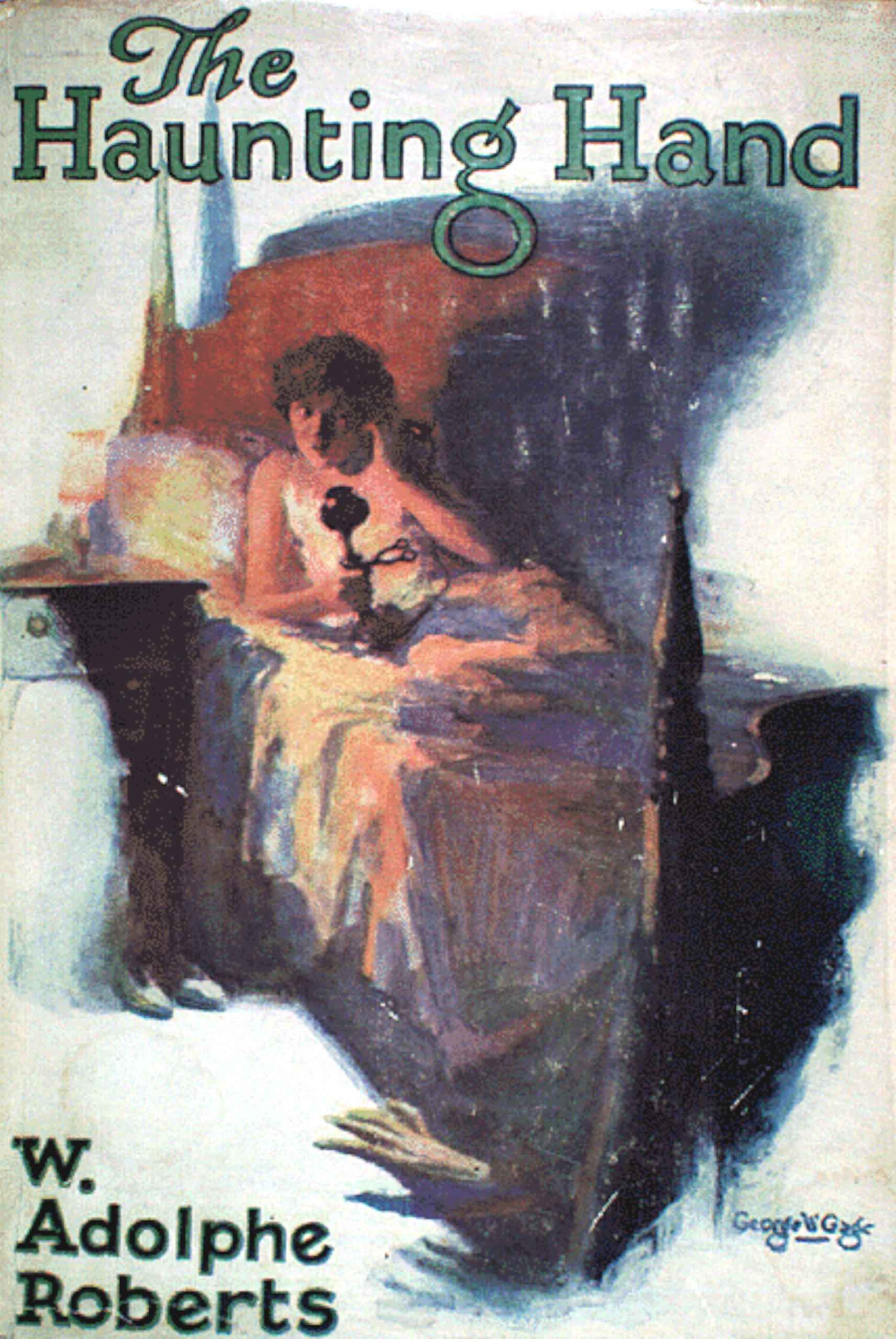 Portada de The haunting hand, de Walter Adolphe Roberts