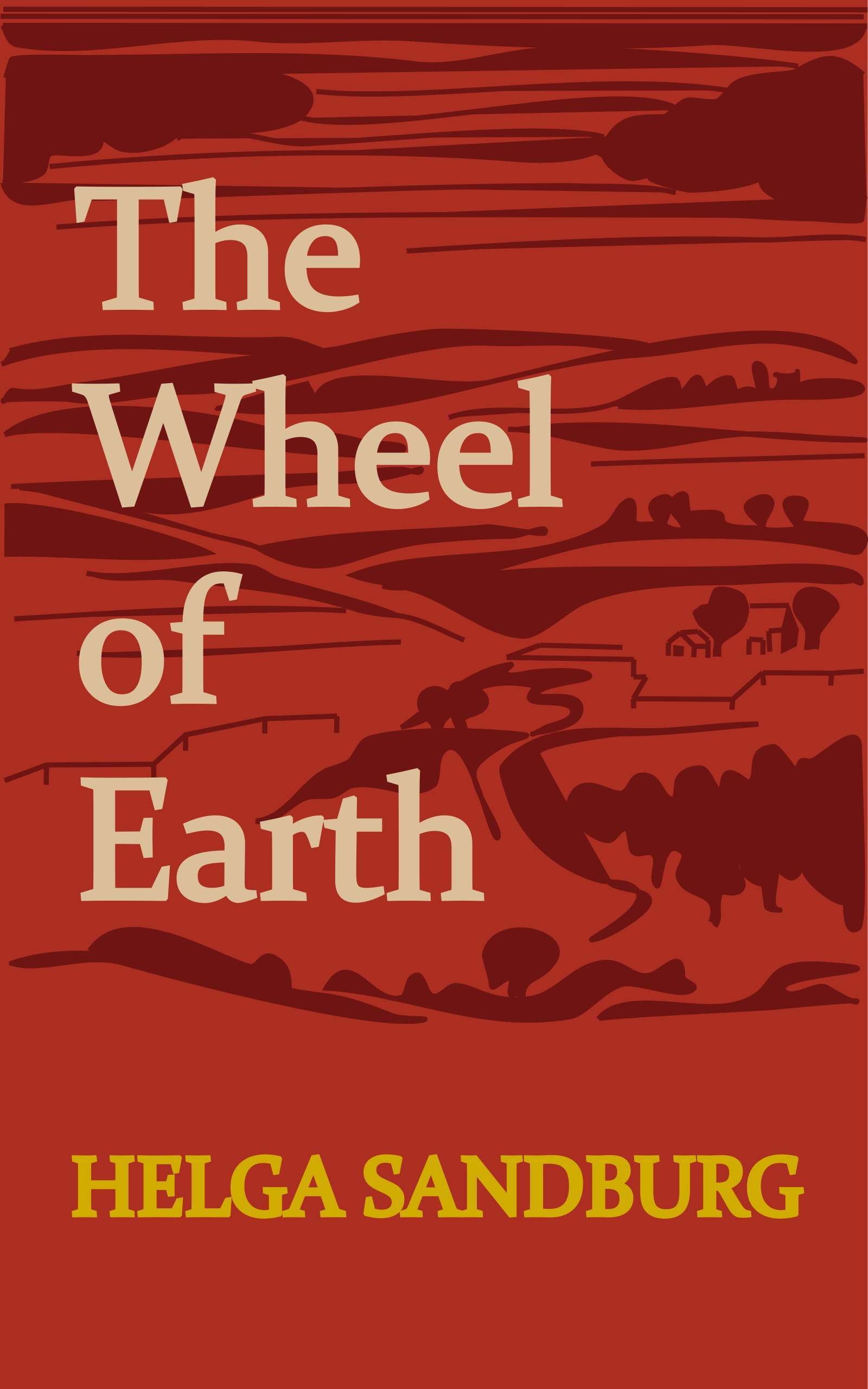 Capa de The wheel of earth, de Helga Sandburg
