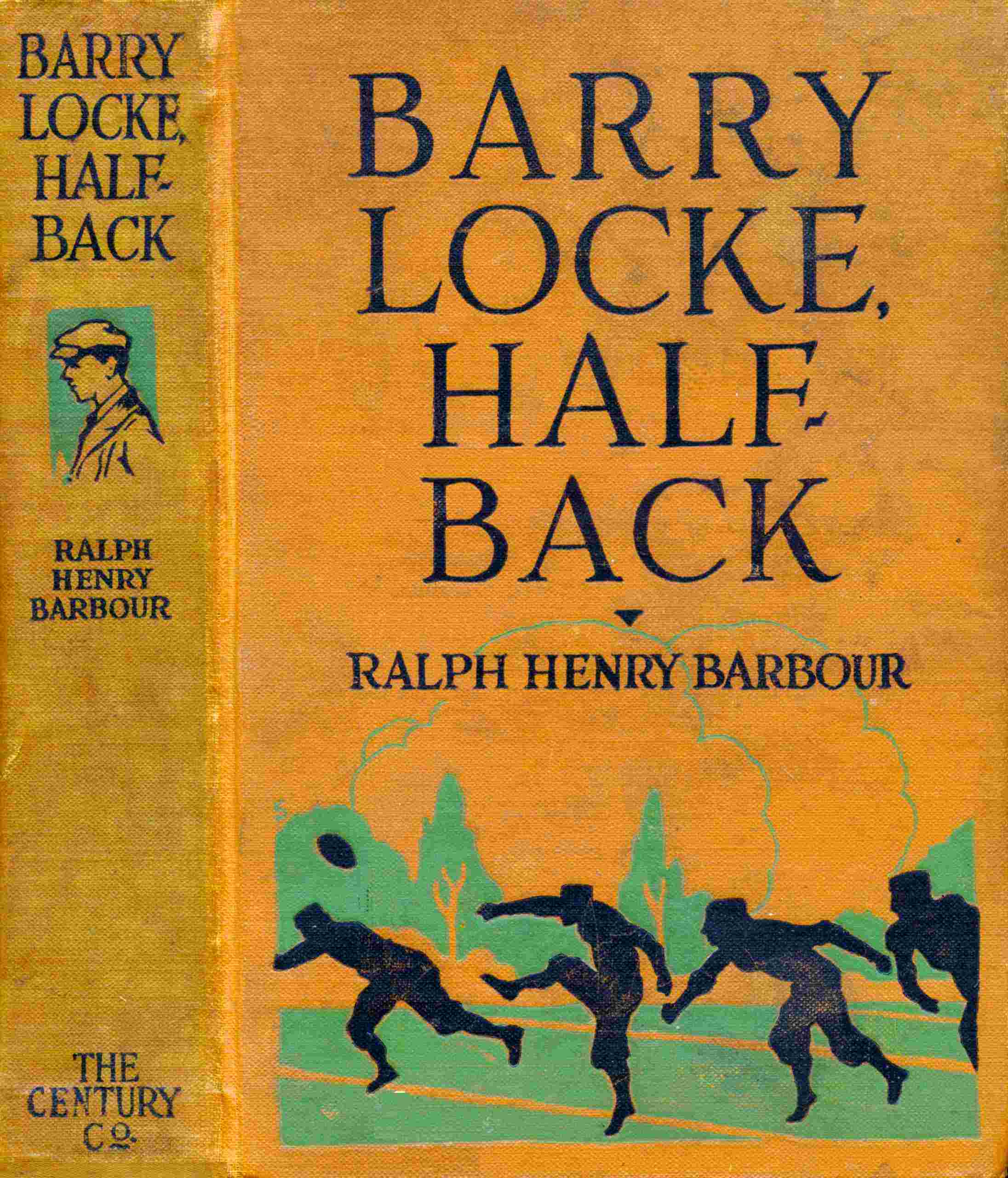 Portada de Barry Locke, half-back, de Ralph Henry Barbour
