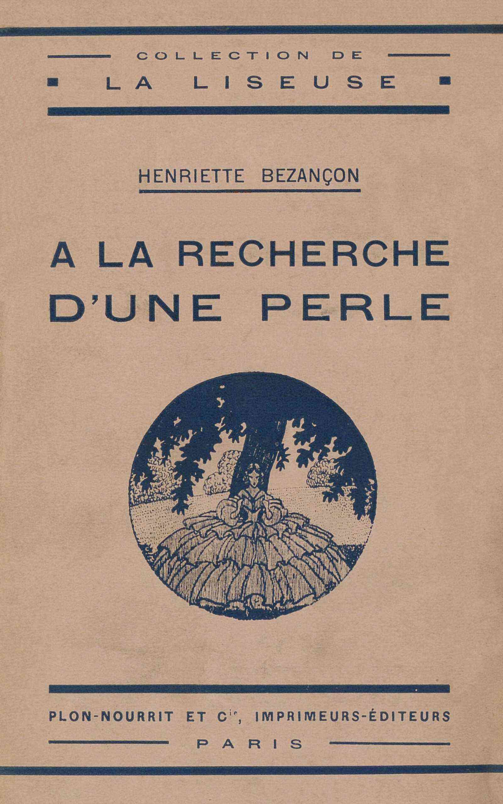 Copertina di A la recherche d'une perle, di Henriette Bezançon