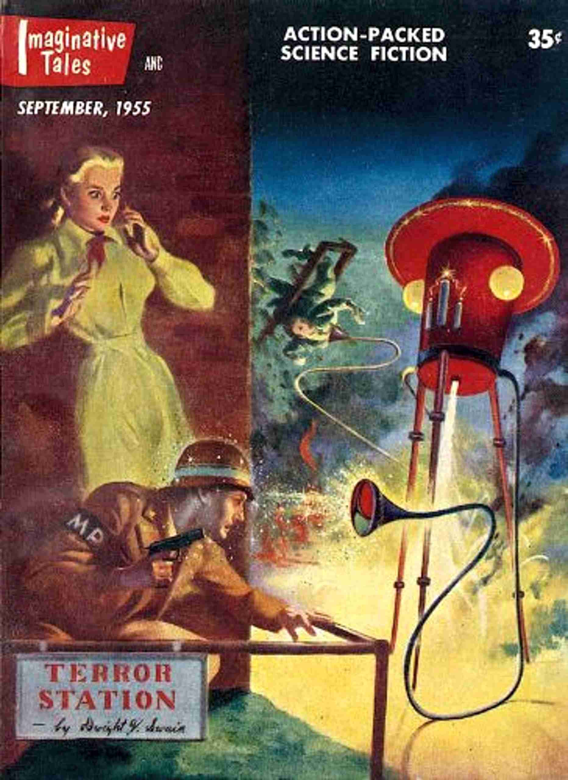 Capa de Terror station, de Dwight V. Swain