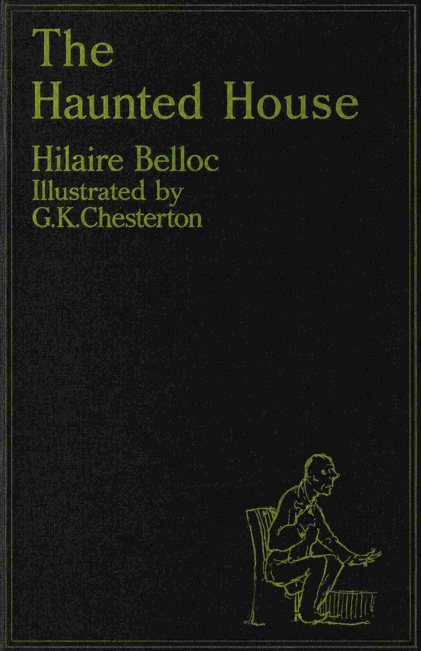 Copertina di The haunted house, di Hilaire Belloc