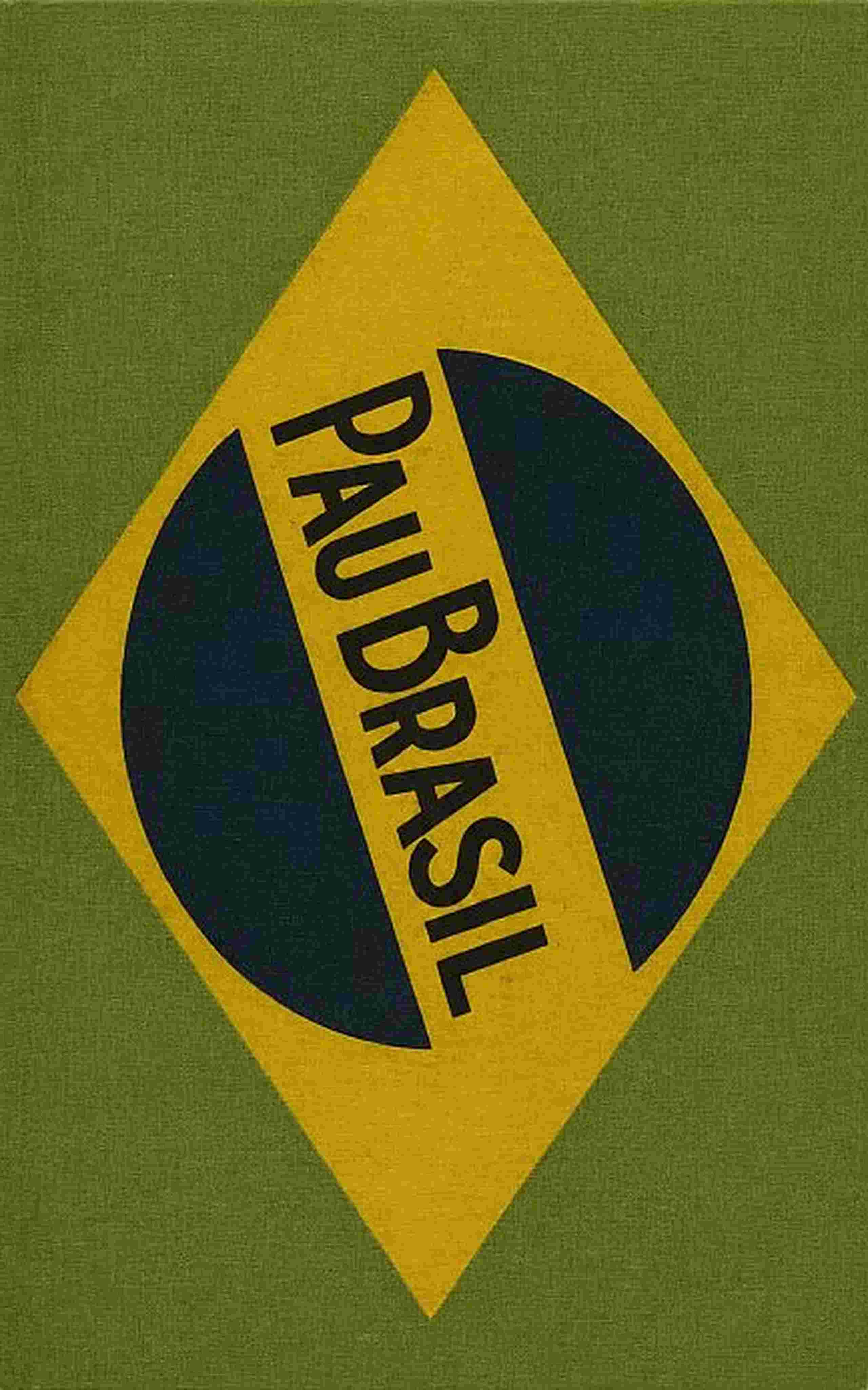 Portada de Pau brasil, de Oswaldo de Andrade