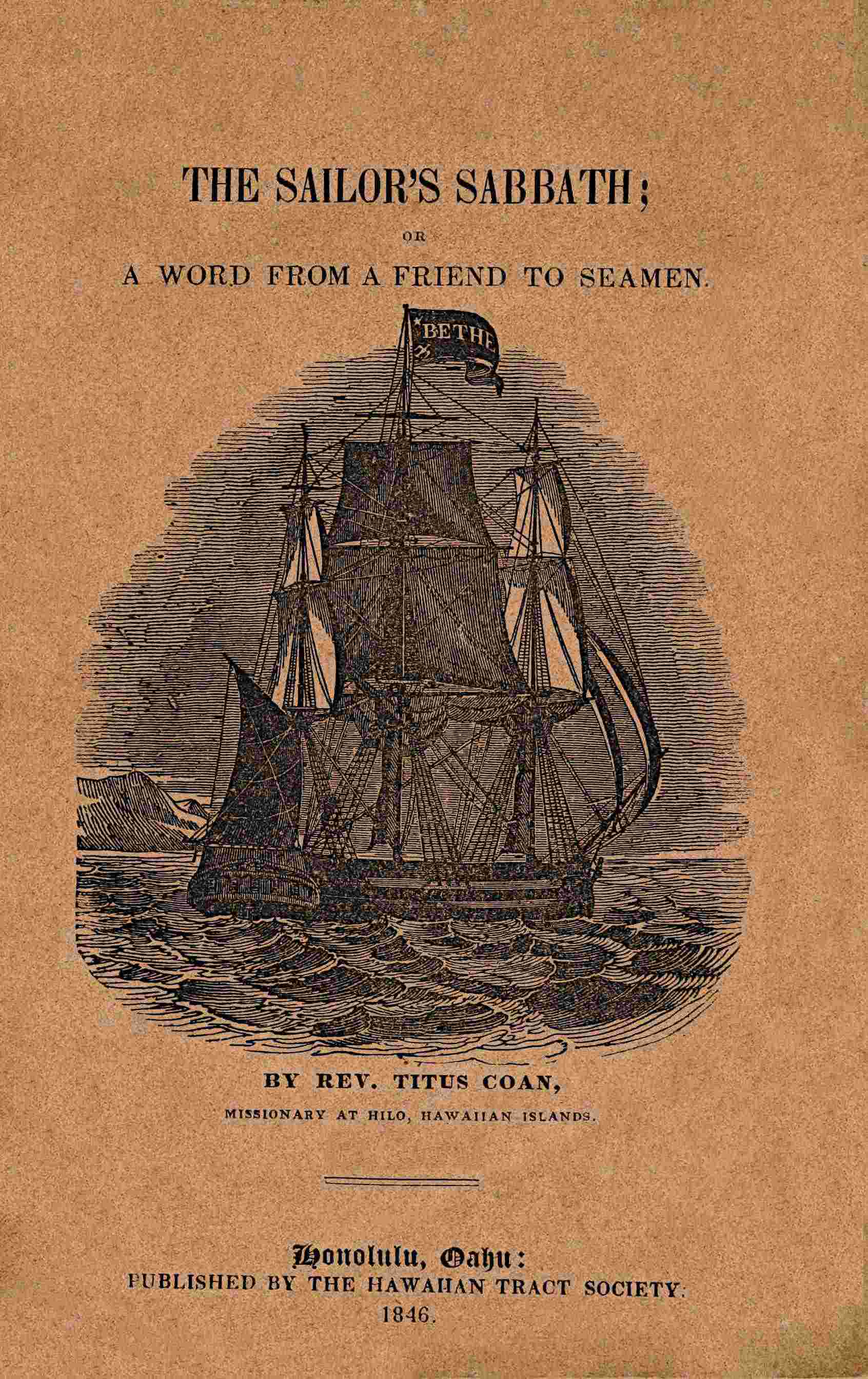 Copertina di The sailor's Sabbath, di Titus Coan