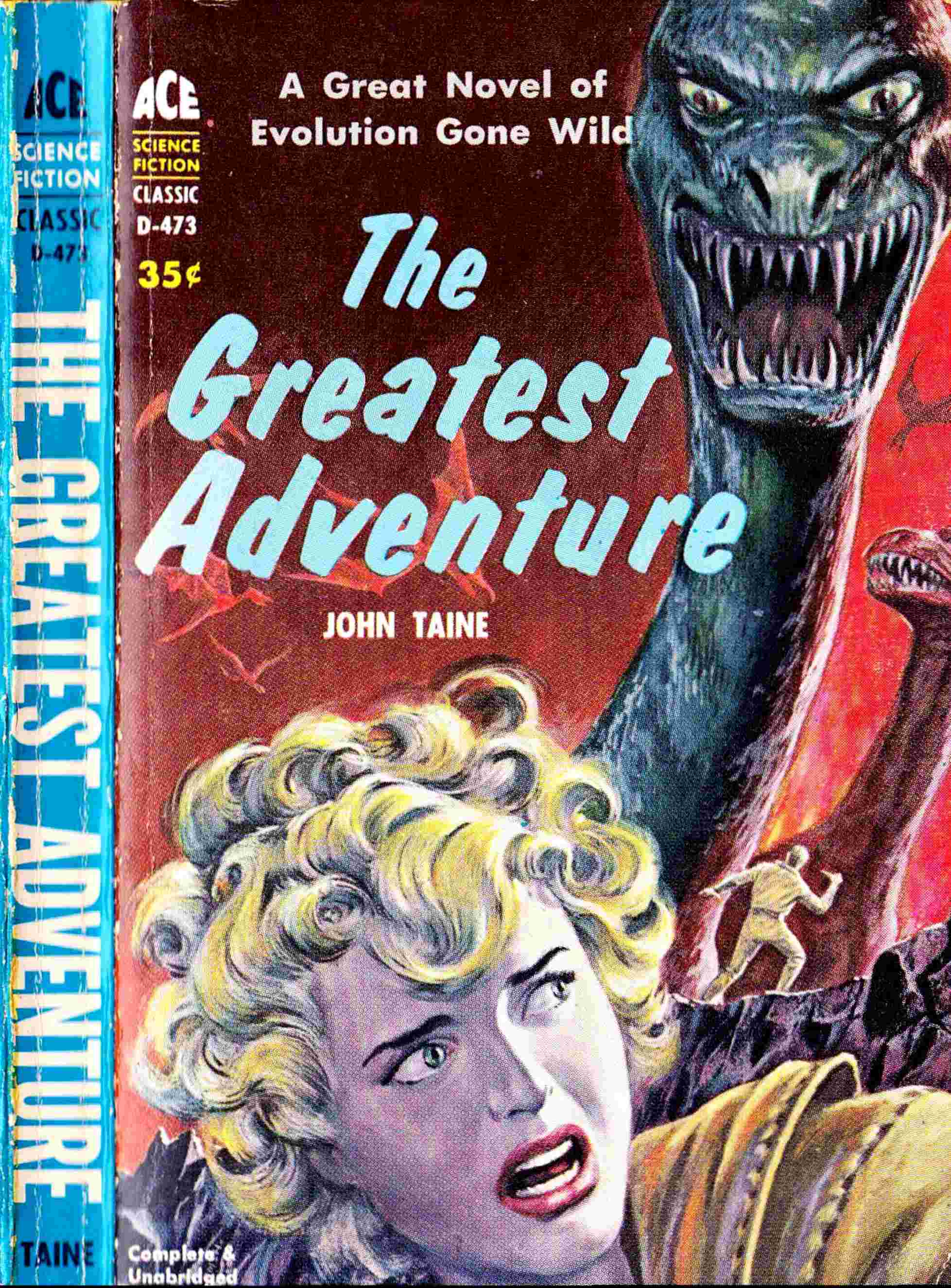 Copertina di The greatest adventure, di John Taine