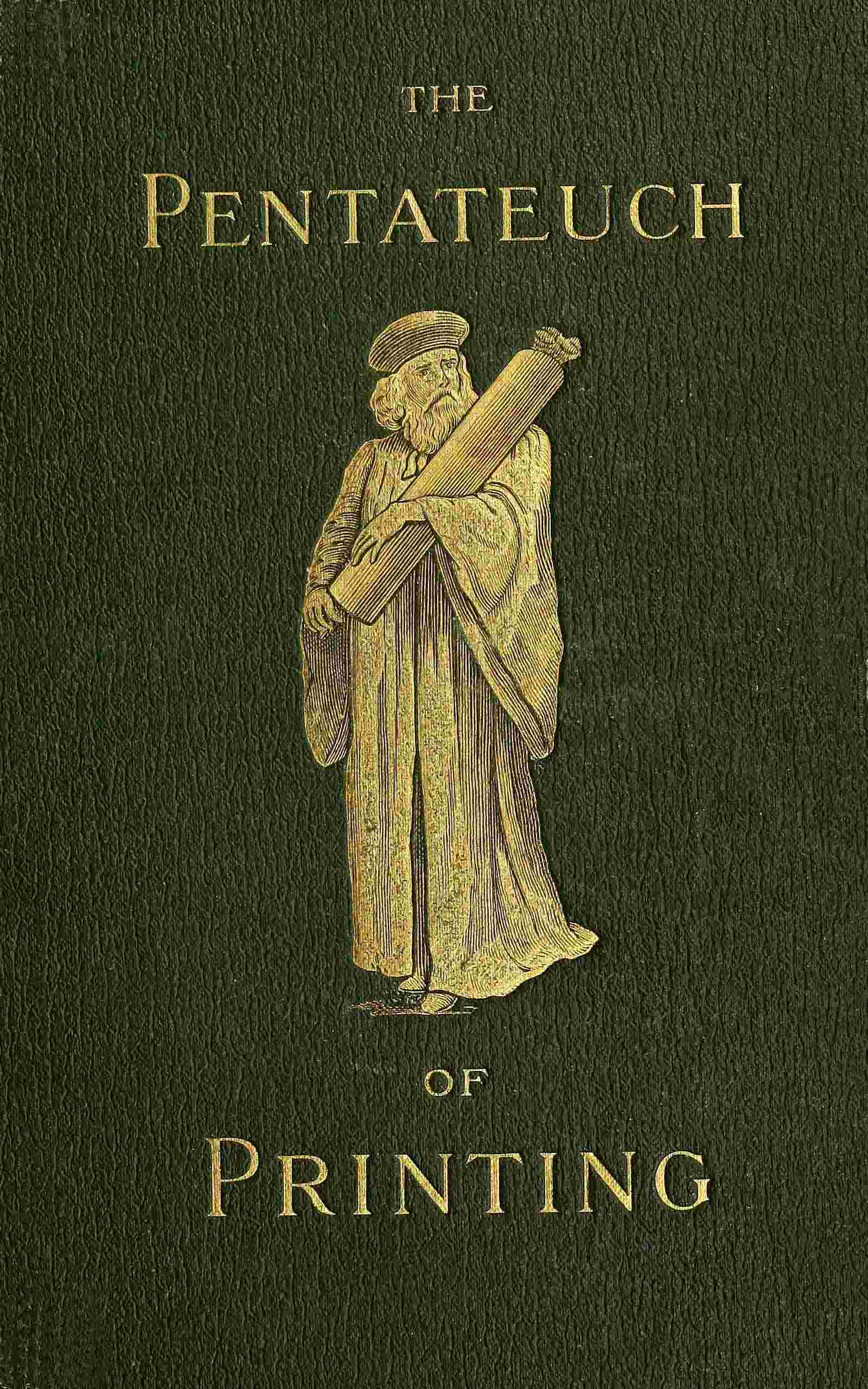 Capa de The Pentateuch of printing, de William Blades