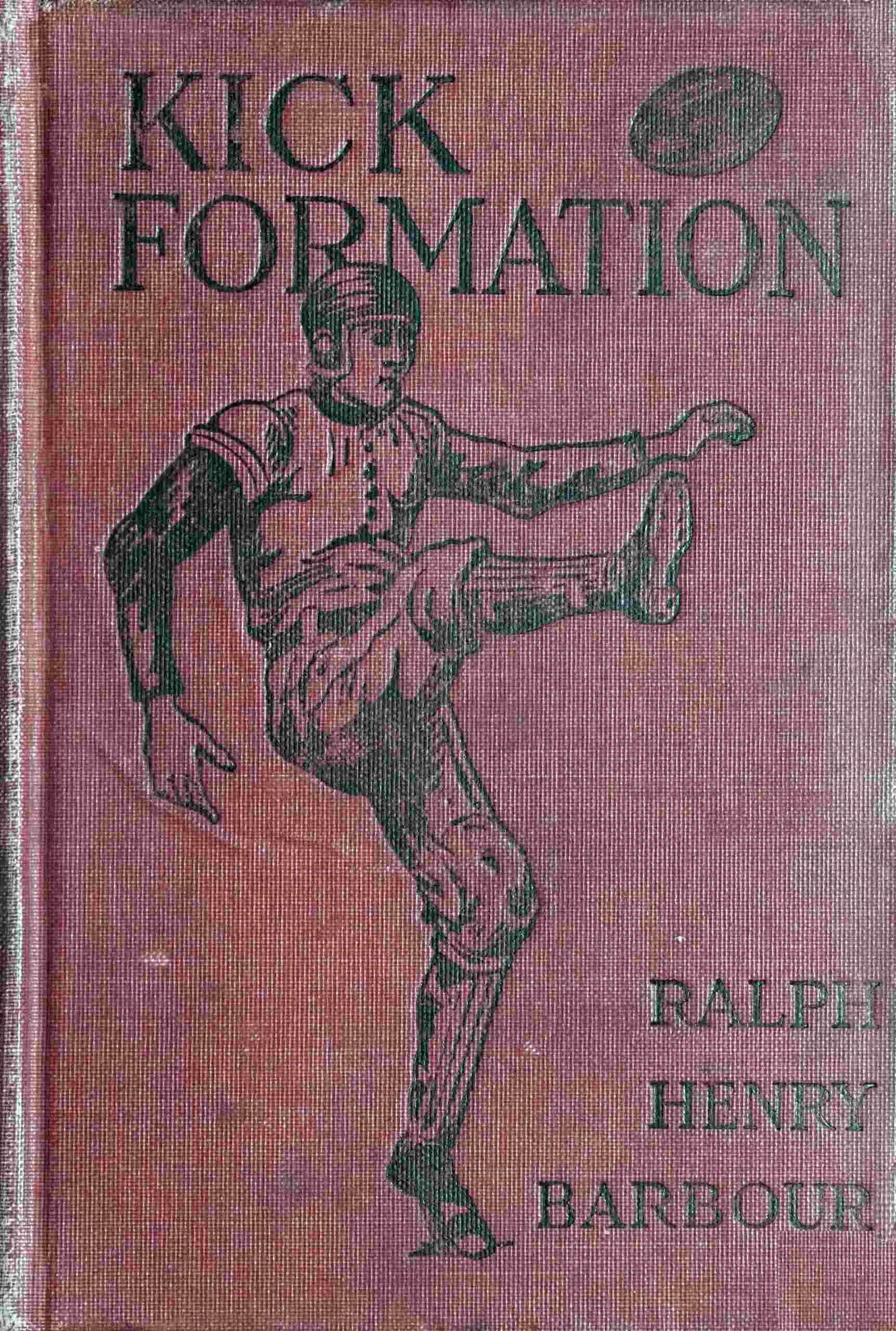 Capa de Kick formation, de Ralph Henry Barbour