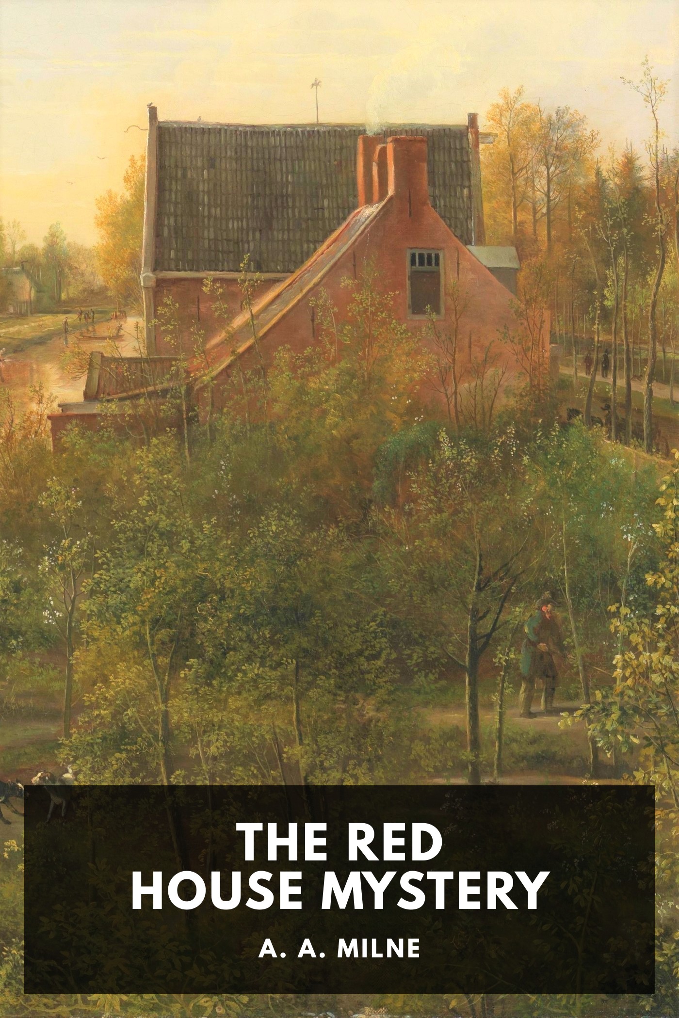 Portada de The Red House Mystery, de A. A. Milne