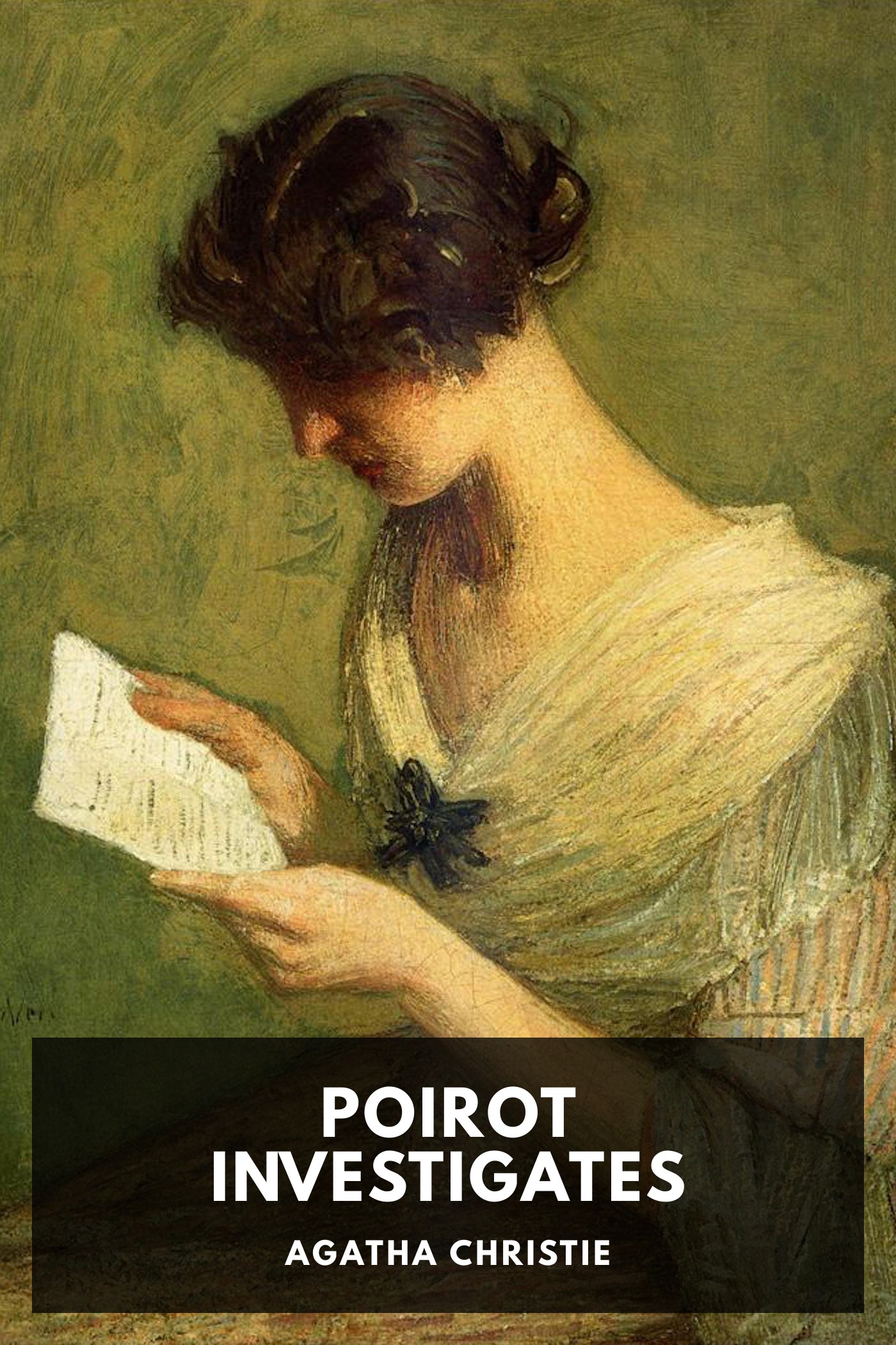 《Poirot Investigates》封面,Agatha Christie 著