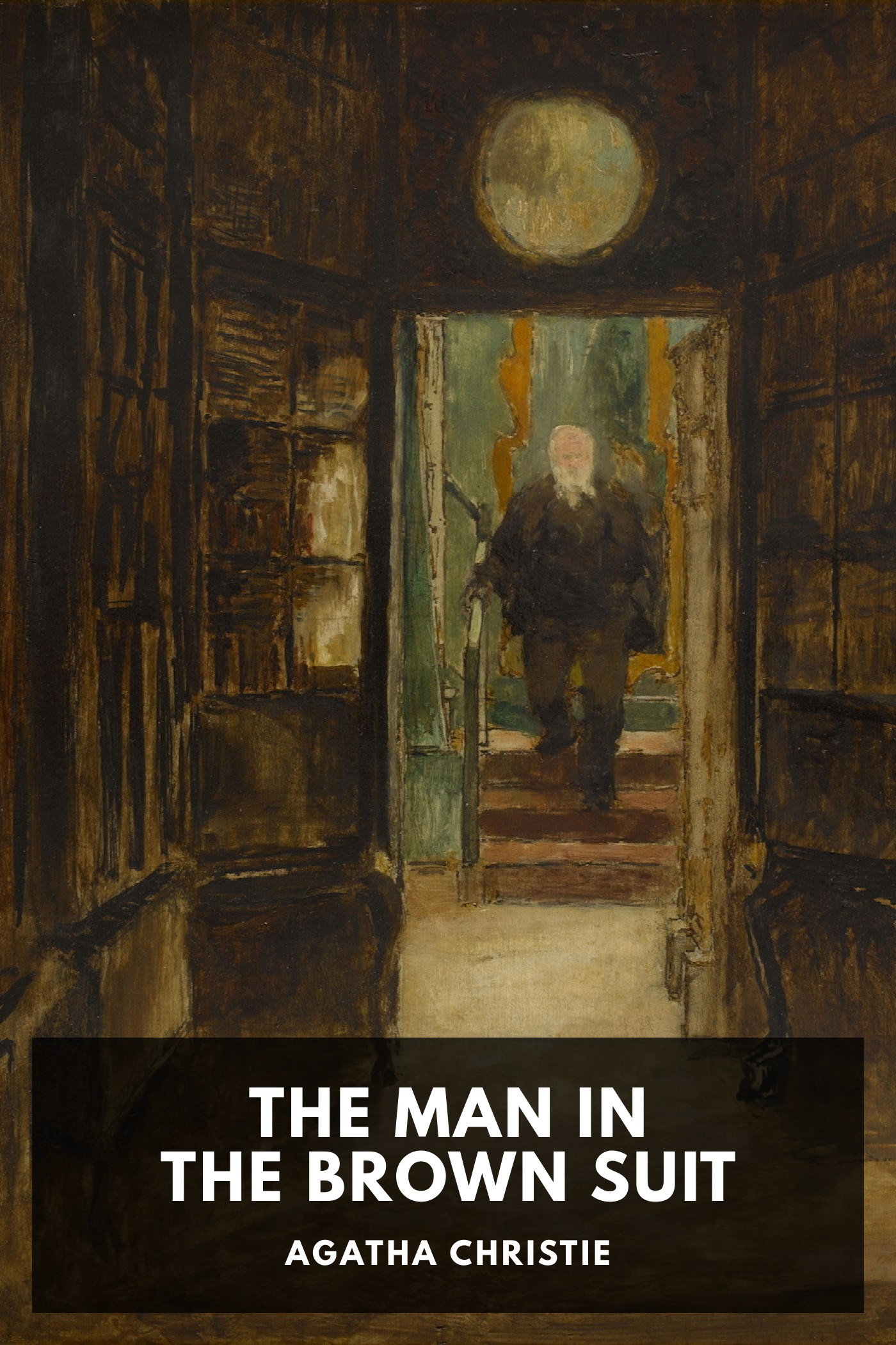 Couverture de The Man in the Brown Suit par Agatha Christie
