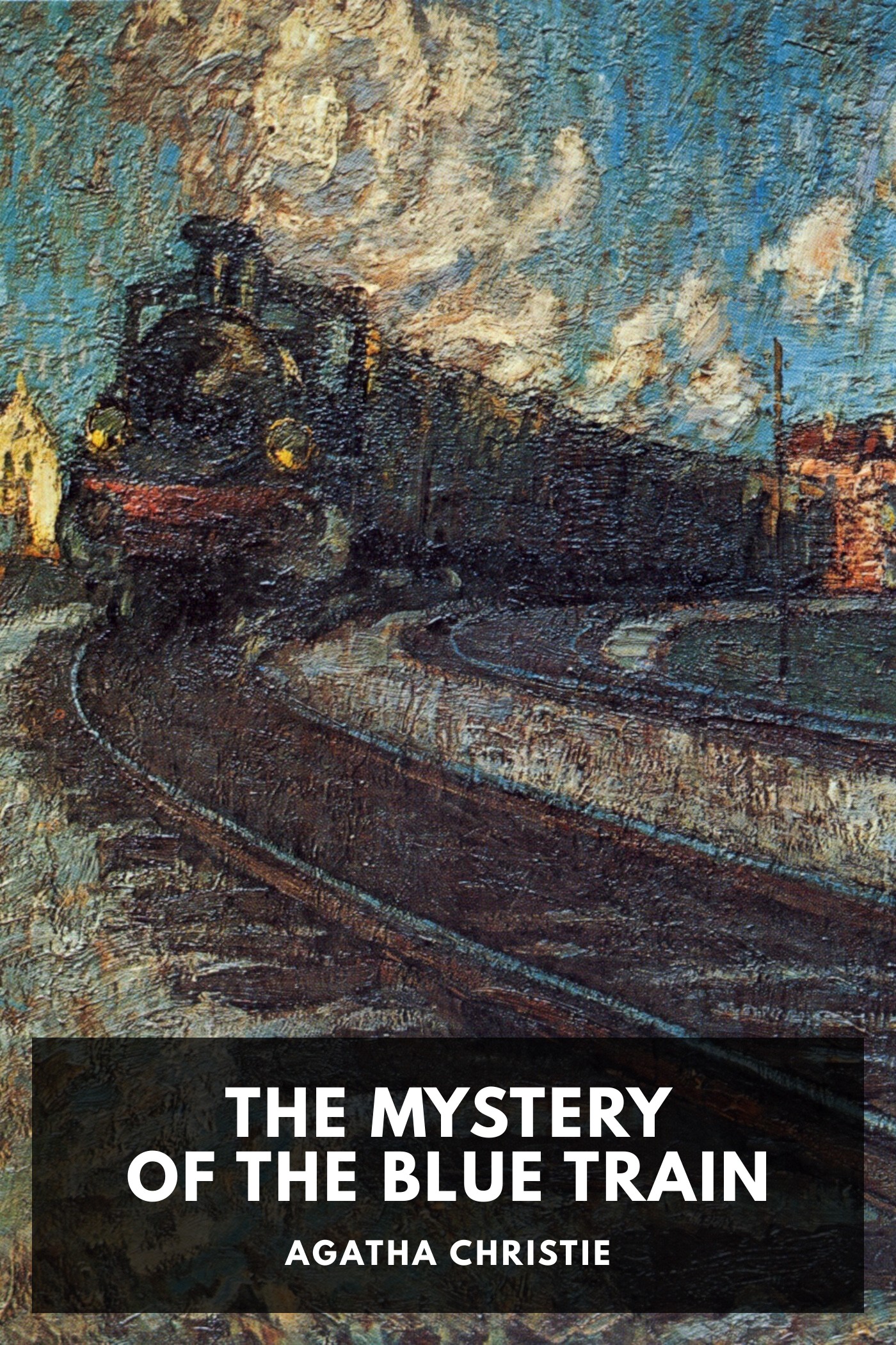 《The Mystery of the Blue Train》封面,Agatha Christie 著