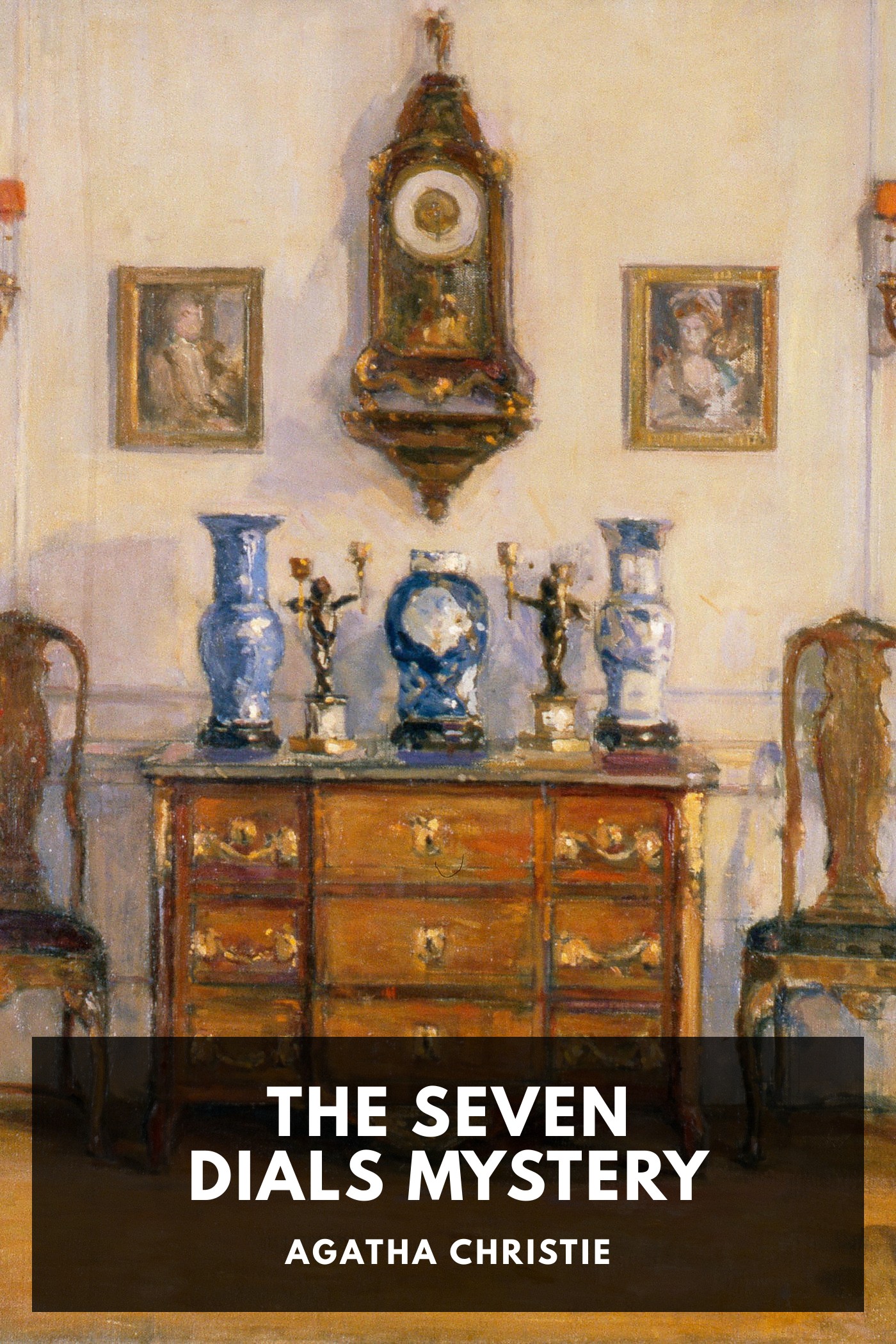 Portada de The Seven Dials Mystery, de Agatha Christie