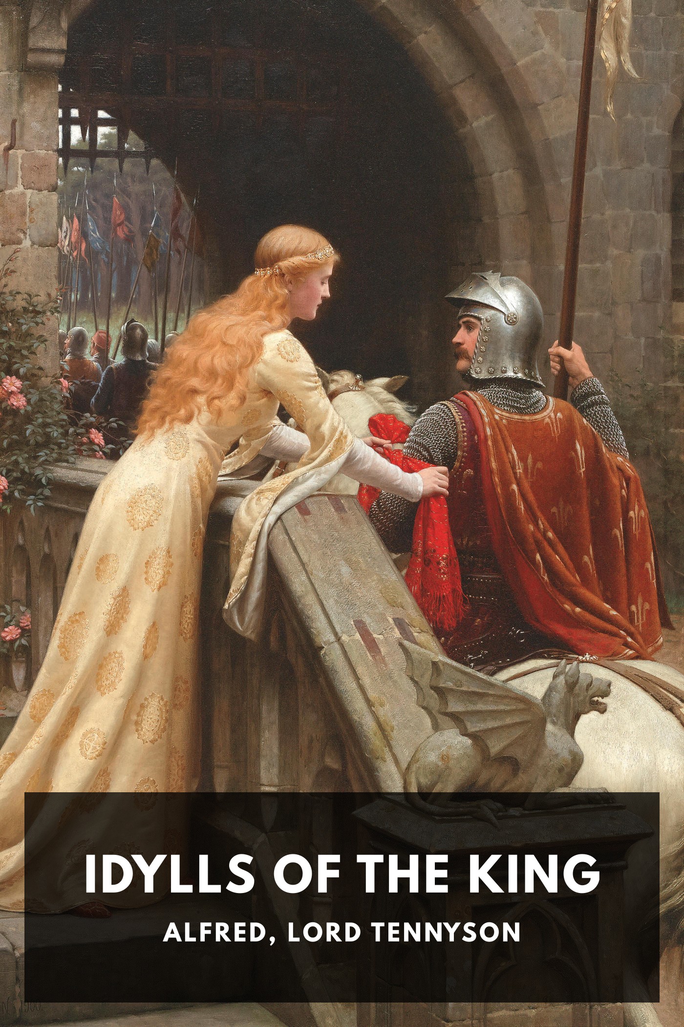 《Idylls of the King》封面,Alfred, Lord Tennyson 著