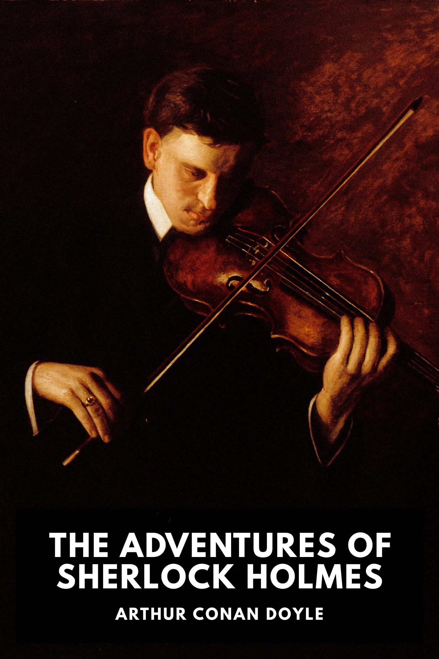 Portada de The Adventures of Sherlock Holmes, de Arthur Conan Doyle
