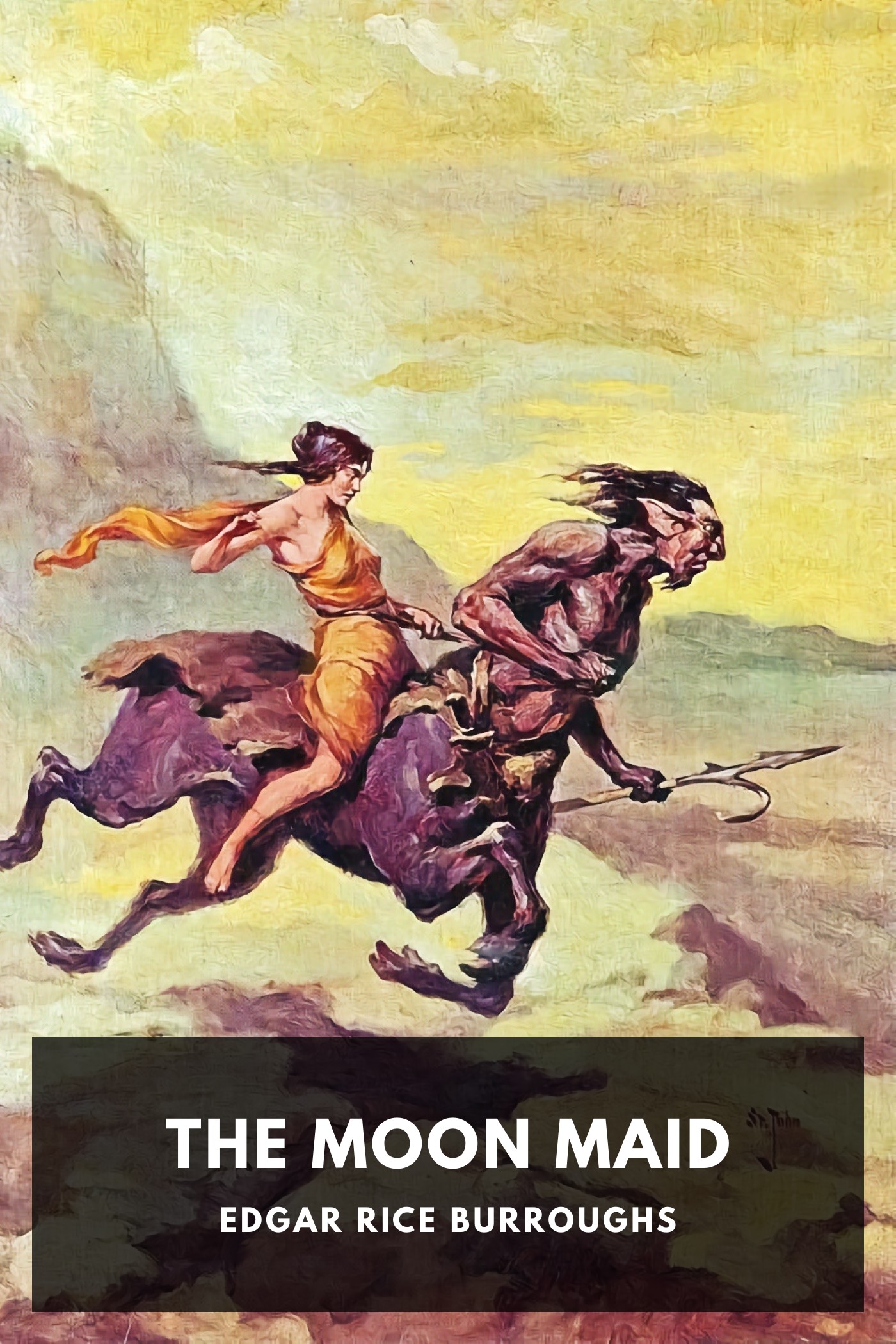 Couverture de The Moon Maid par Edgar Rice Burroughs