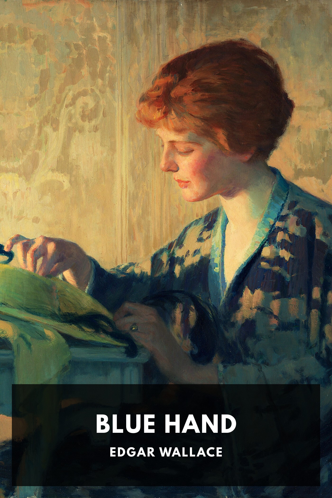 Couverture de Blue Hand par Edgar Wallace