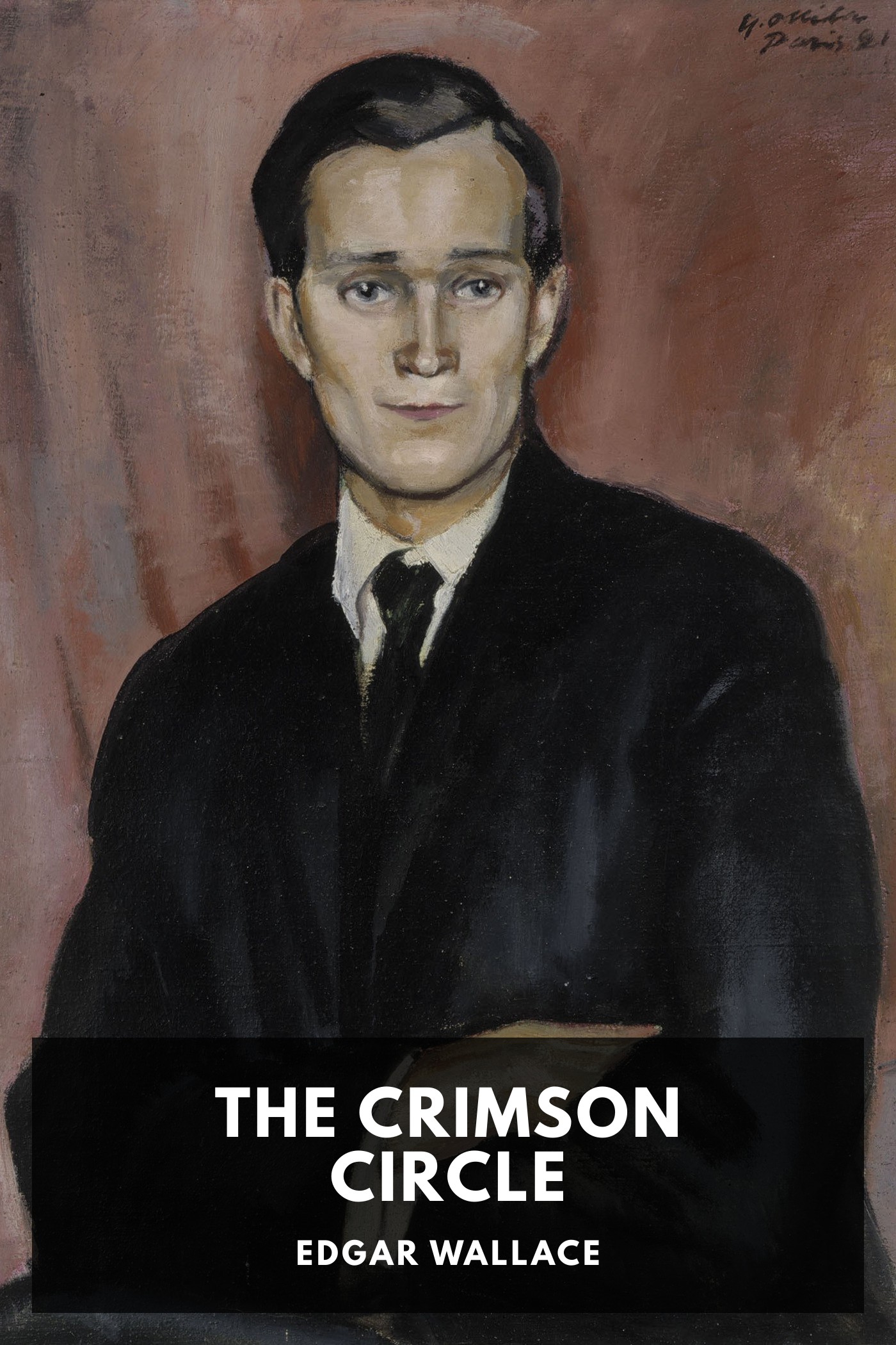 Portada de The Crimson Circle, de Edgar Wallace