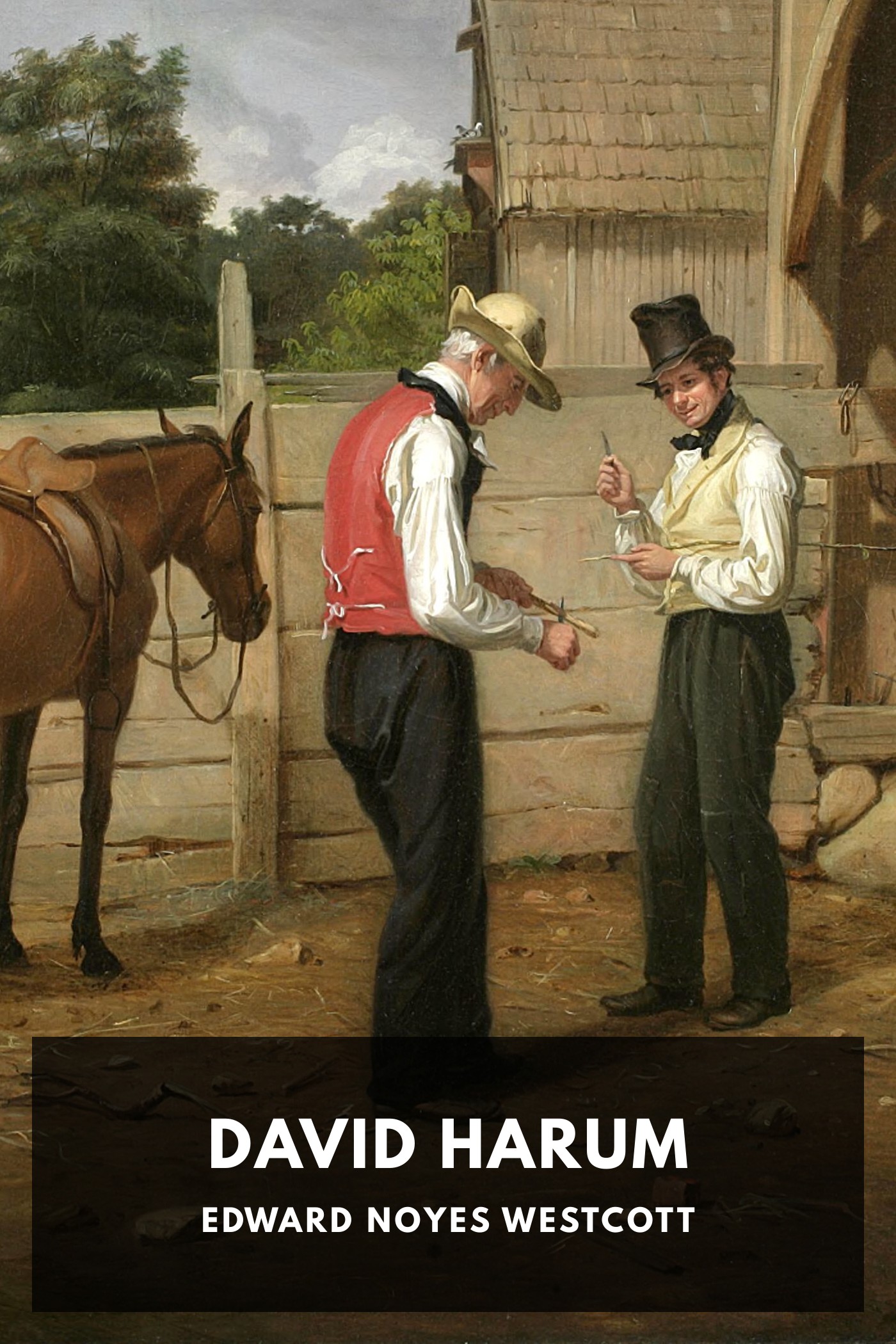 《David Harum》封面,Edward Noyes Westcott 著