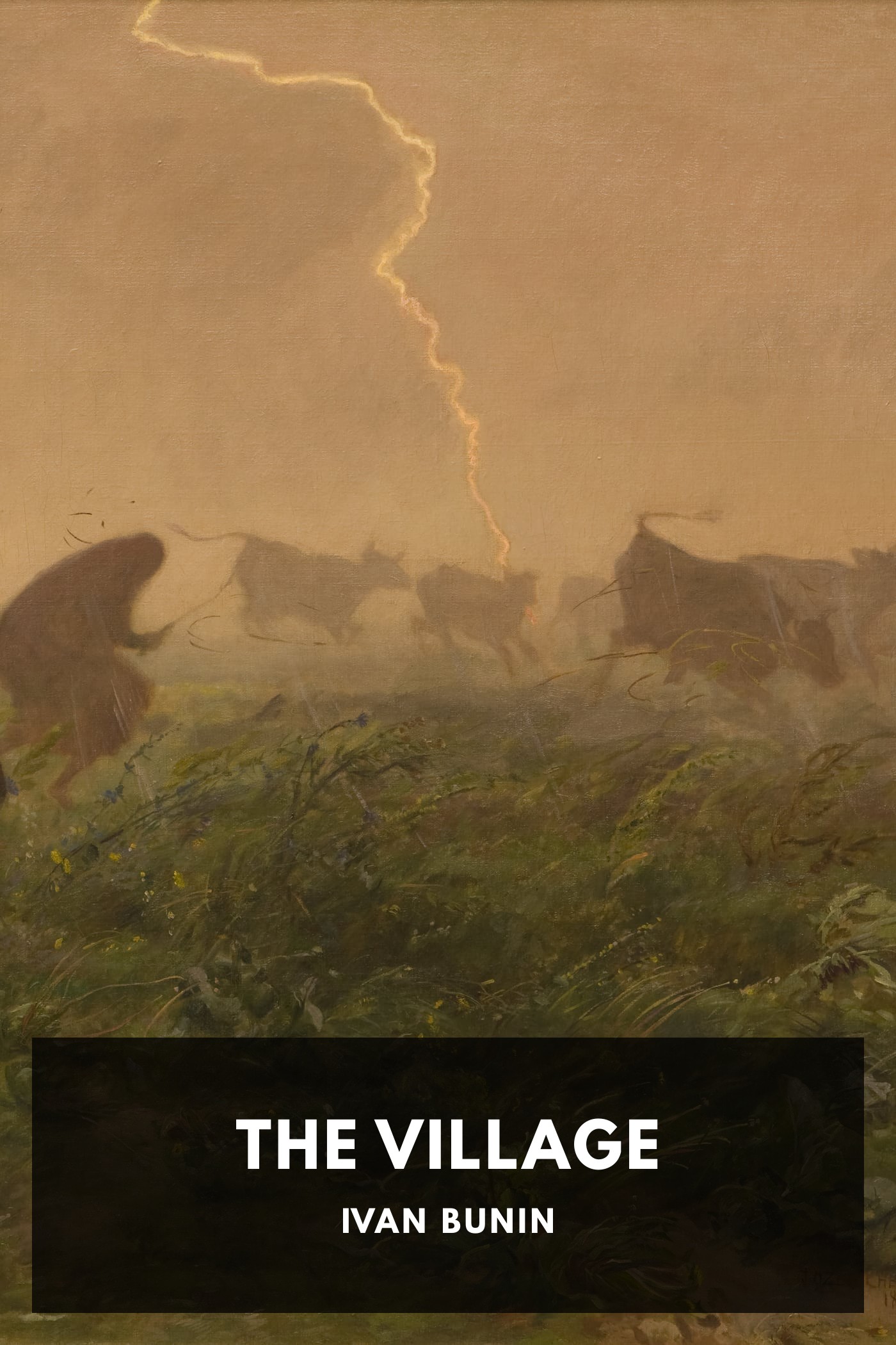 Portada de The Village, de Ivan Bunin