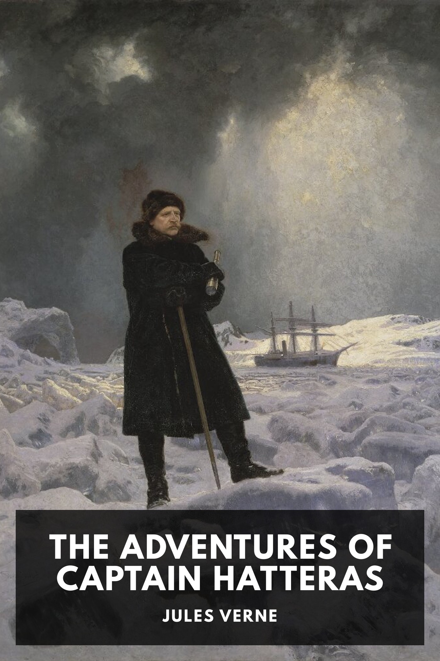 Couverture de The Adventures of Captain Hatteras par Jules Verne