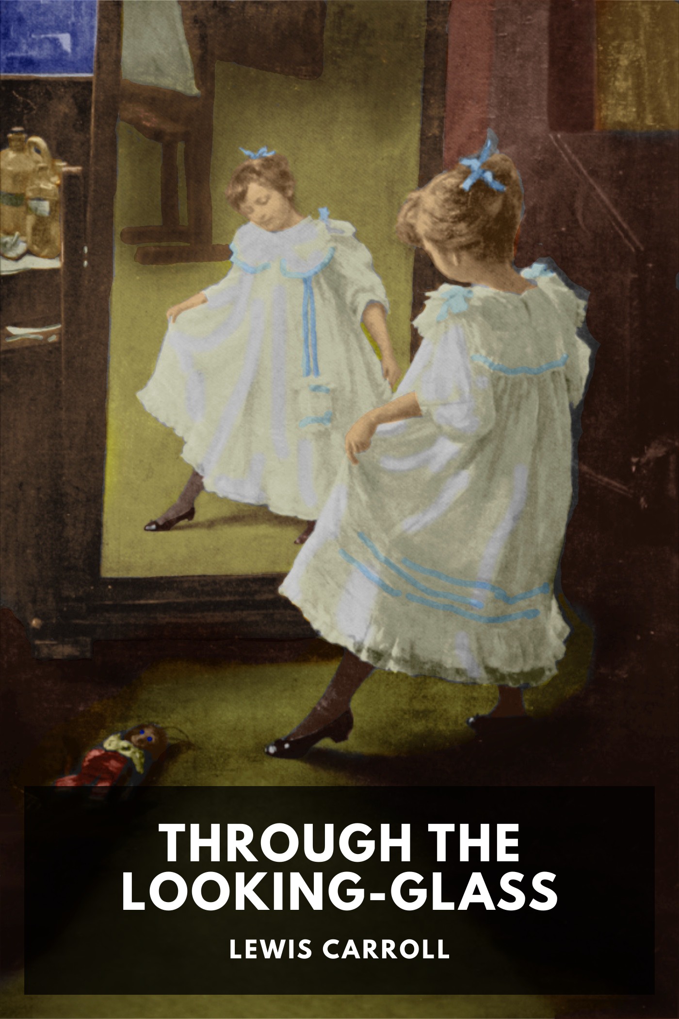 《Through the Looking-Glass》封面,Lewis Carroll 著