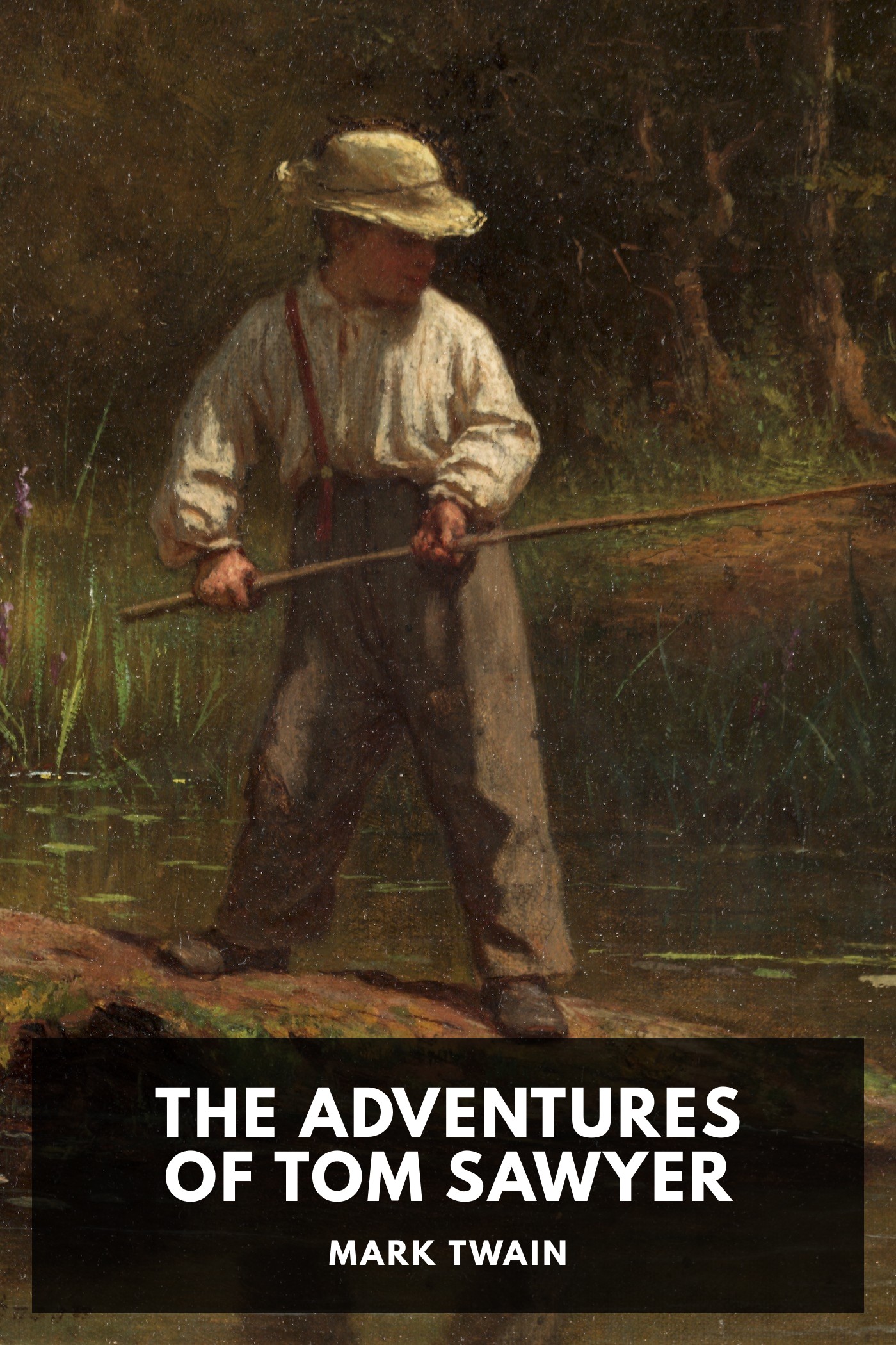 Couverture de The Adventures of Tom Sawyer par Mark Twain