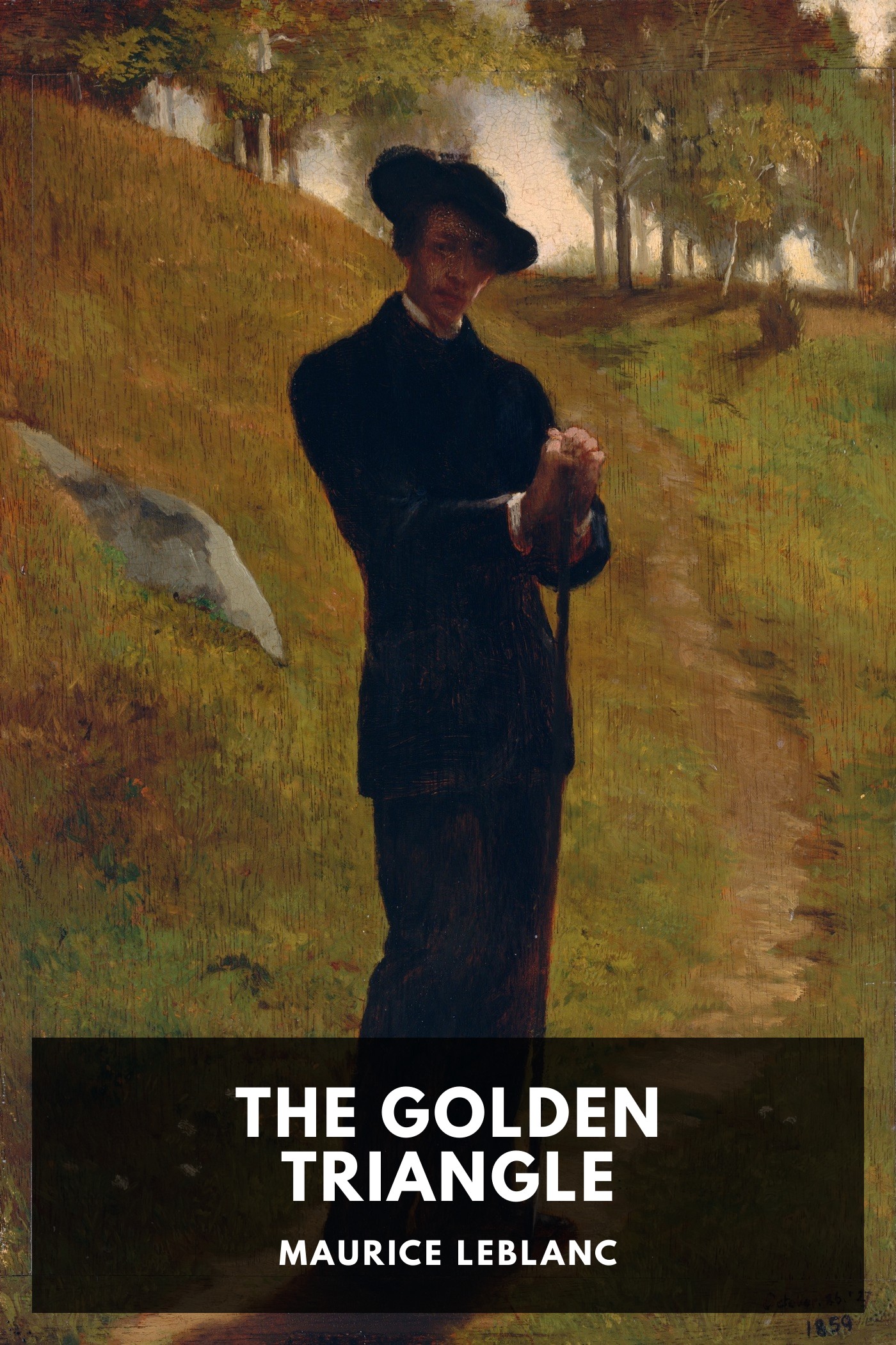 《The Golden Triangle》封面,Maurice Leblanc 著