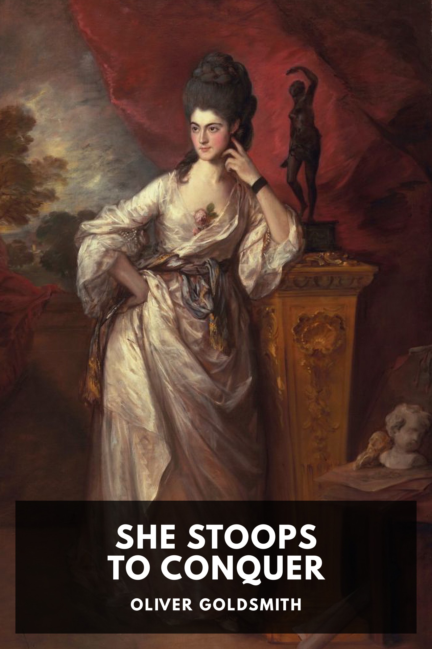 Portada de She Stoops to Conquer, de Oliver Goldsmith