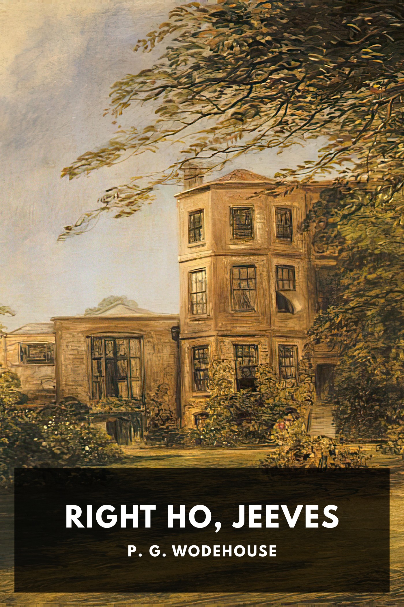 Portada de Right Ho, Jeeves, de P. G. Wodehouse