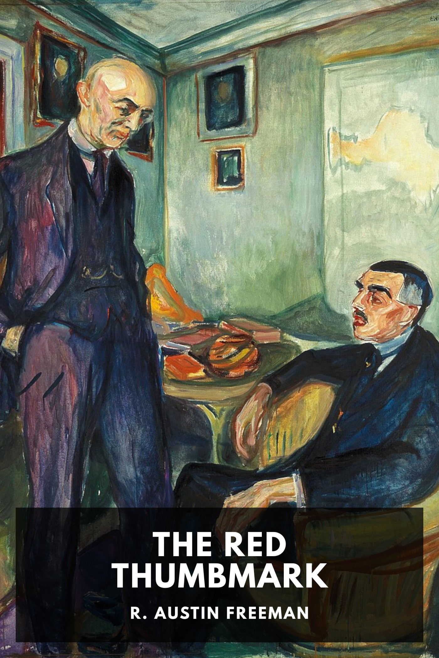 Portada de The Red Thumbmark, de R. Austin Freeman