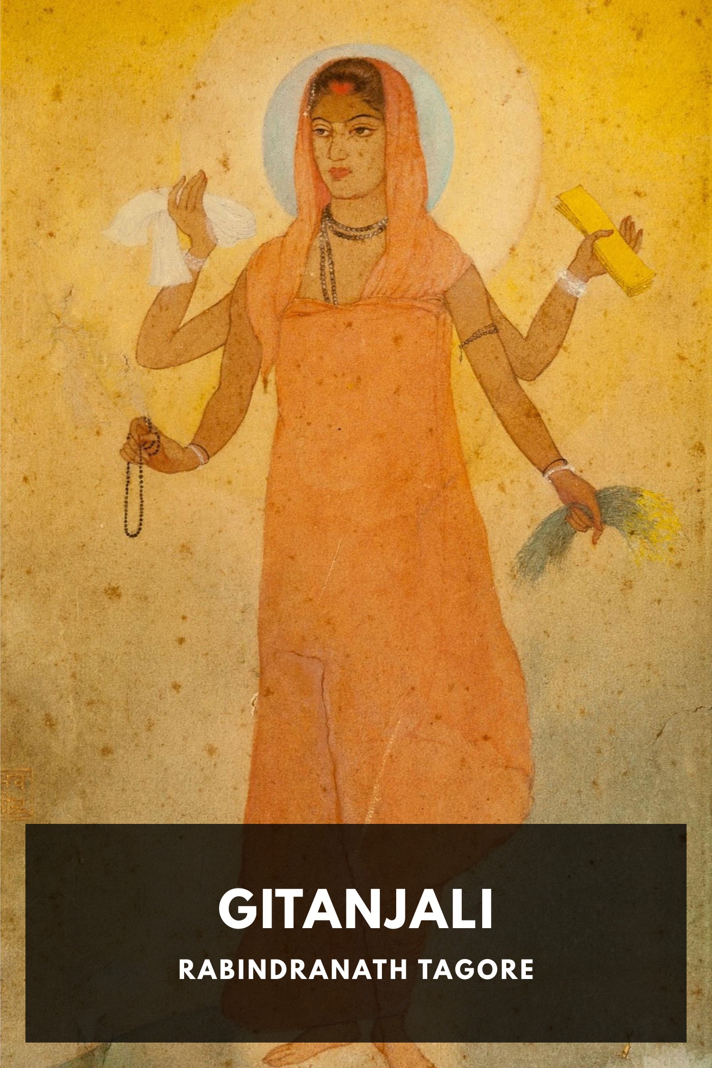 Portada de Gitanjali, de Rabindranath Tagore