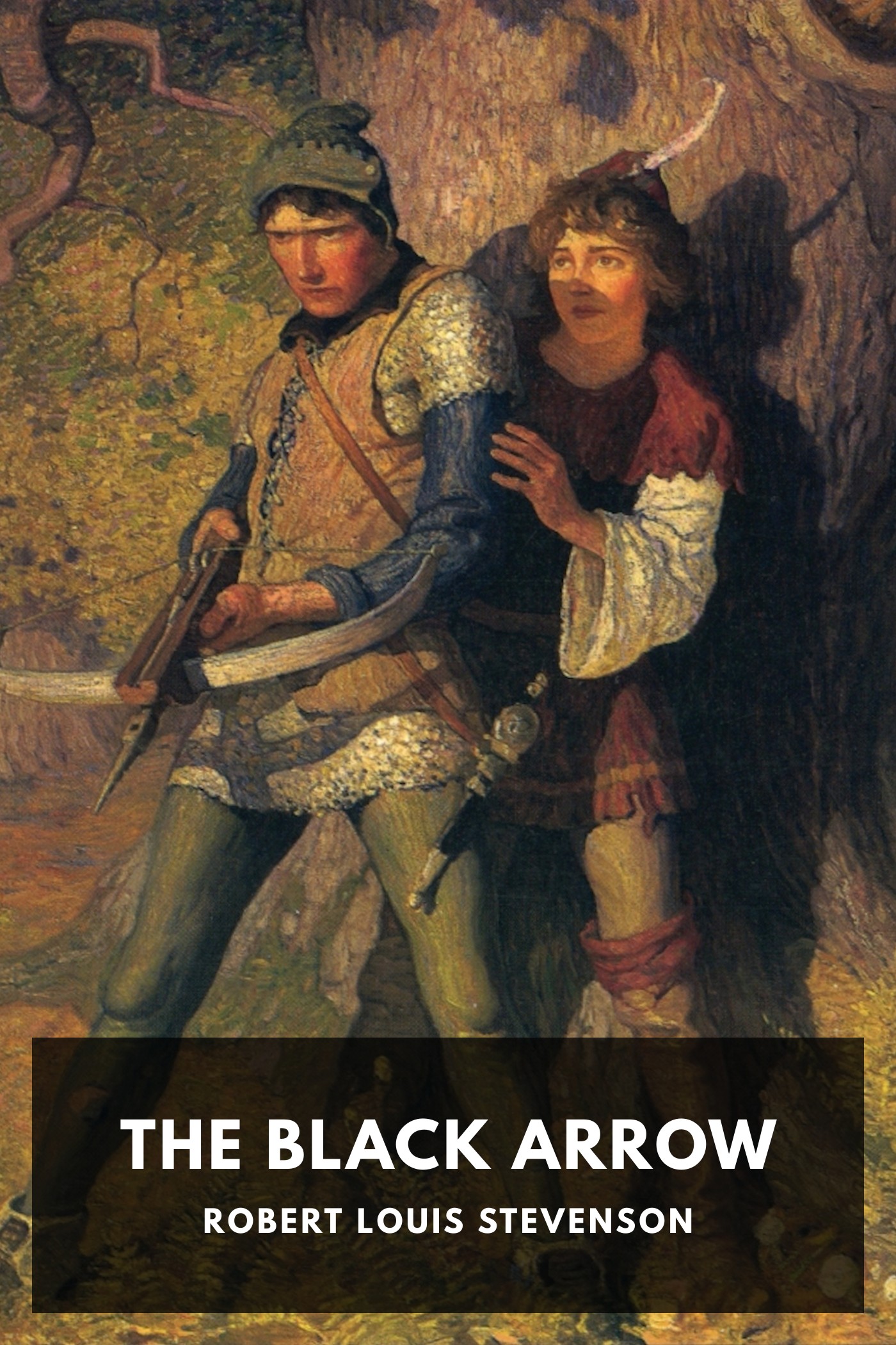 Portada de The Black Arrow, de Robert Louis Stevenson