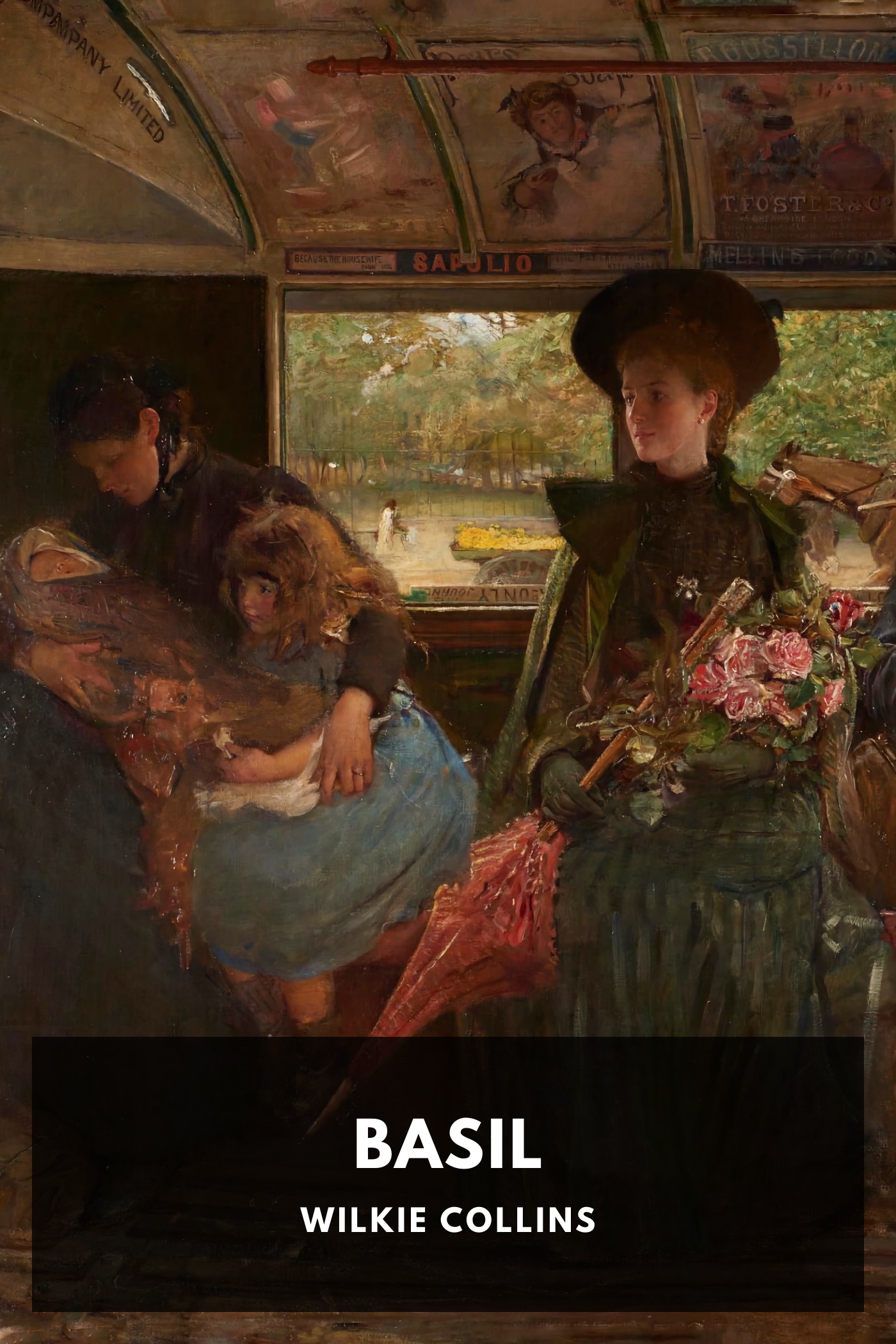 Portada de Basil, de Wilkie Collins
