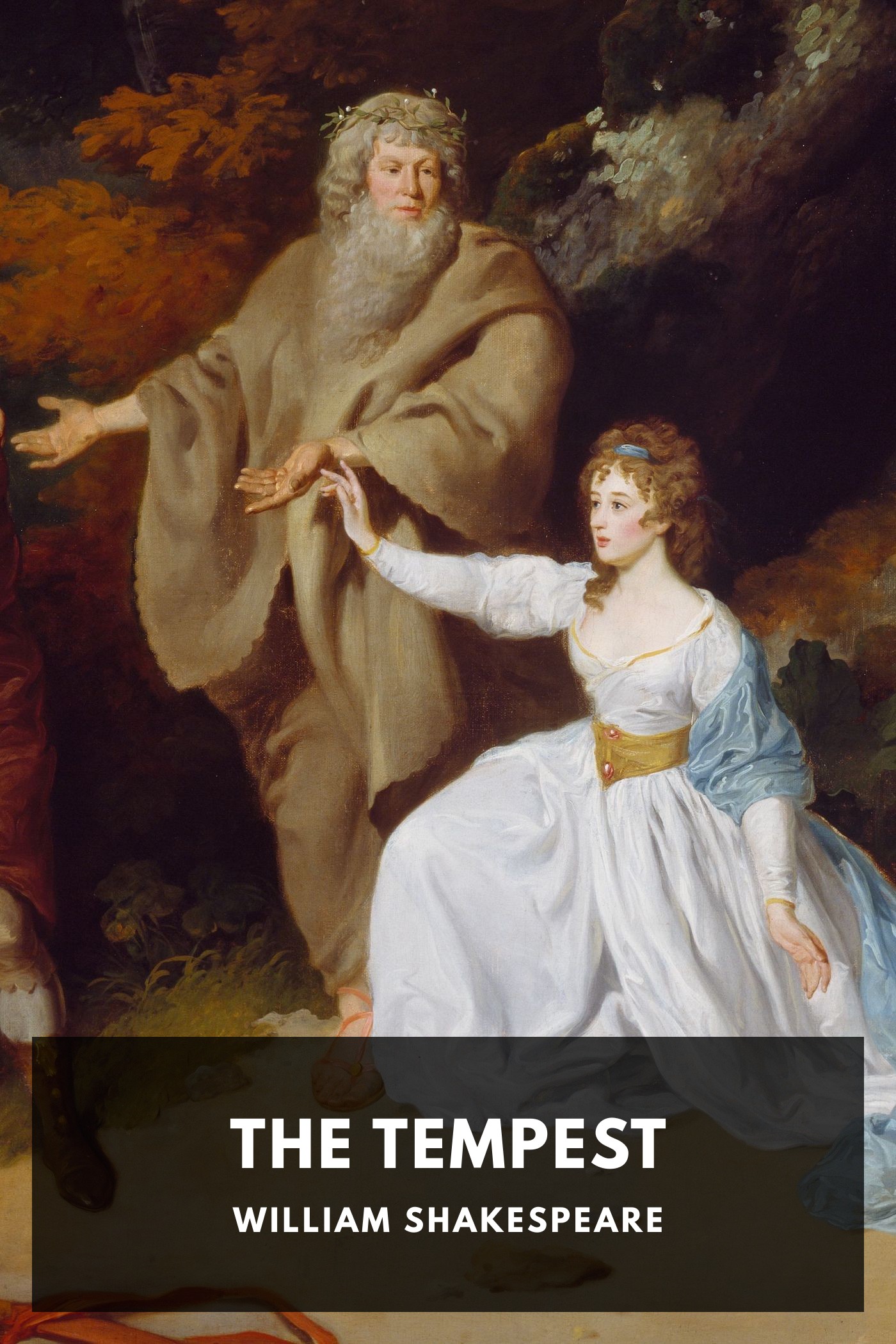 Portada de The Tempest, de William Shakespeare